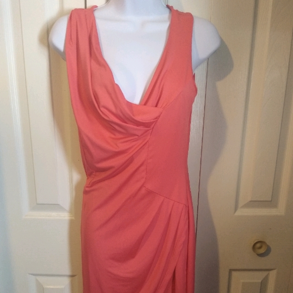 Coral dress